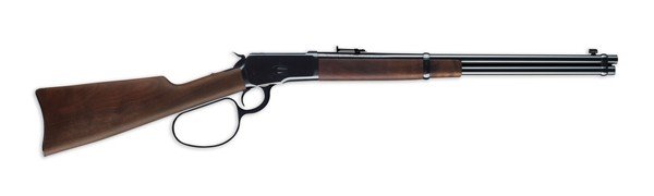 Winchester Model 1892 Large Loop Carbine 45 Colt 10+1 Cap 20" Brushed Polish Blued Rec/Barrel Satin Walnut Fixed Straight Grip Stock Right Hand (Full Size) - Winchester - 45 Colt