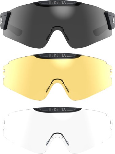 Beretta OC081D00490MX1UNI Intermask Eyeglasses Fume/Neutral/Yellow - Beretta