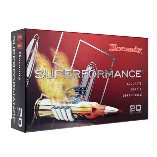 Hornady 85507 Superformance Hunting 6.5x55 Swedish 140 gr Super Shock Tip (SST) 20 Per Box/ 10 Cs - Horn Hunter - SUPER SHOCK TIP