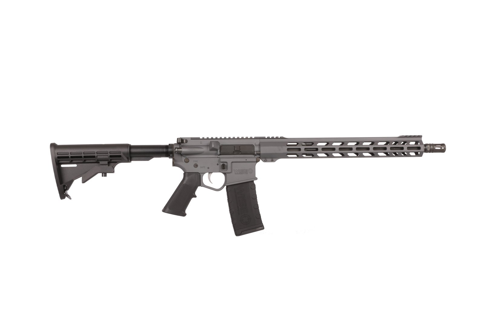 Wise Arms WA-15B 300 AAC Blackout Rifle 16" Sniper Grey Cerakote - Wise Foods, Inc. - 300 AAC Blackout