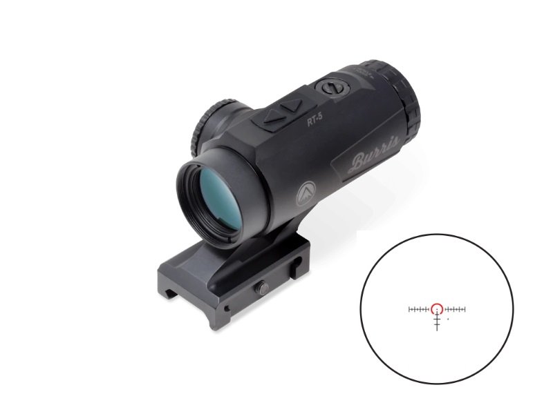 Burris RT-5 Prism Sight 300263 Matte Picatinny Mount 5X BALLISTIC RETICLE - Burris Optics