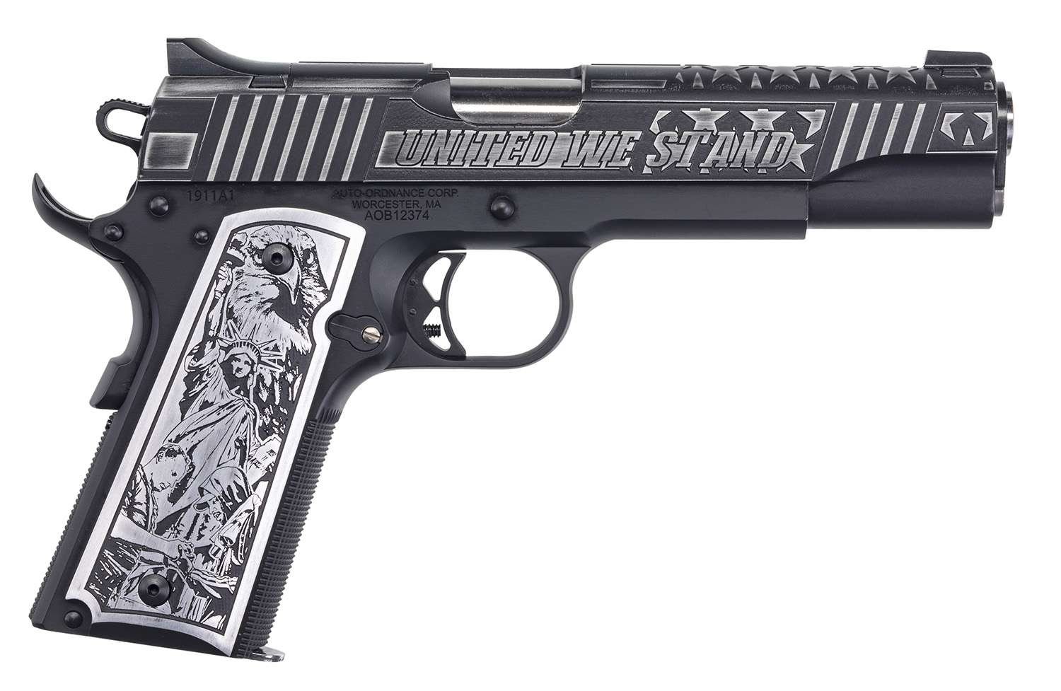 AUTO ORDNANCE 1911TCA UNITED WE STAND SS NS PACKED SOLD AS USED 1911TCAC5NUSED