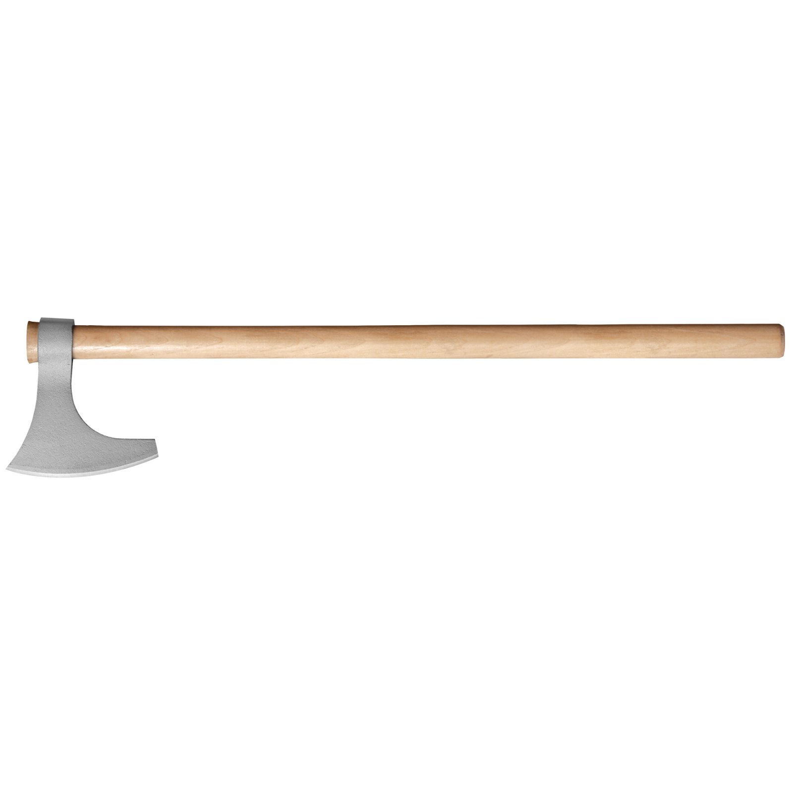 Cold Steel 1055 Carbon Viking Hand Axe, 30" Hickory Handle, Silver Plain Edge - Cold Steel
