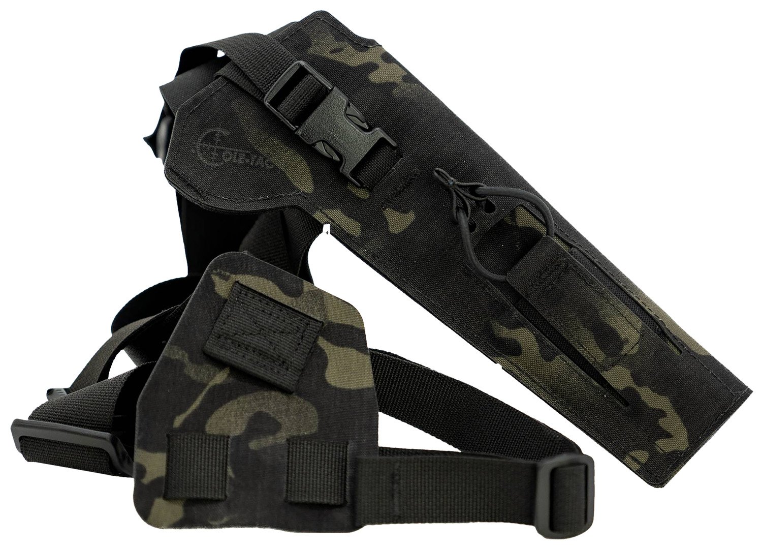 Cole-tac VW205 Varmint Wrangler Pistol Holder Chest Multi-Cam Black Left Hand