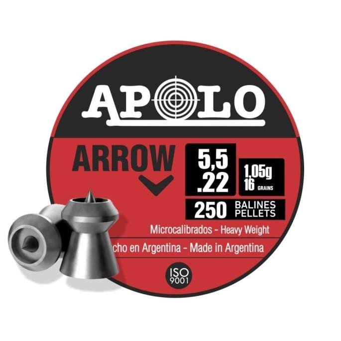 Hatsan Apolo Arrow Air Rifle Pellets 22 Cal 16 gr 250/ct - Hatsan - .22