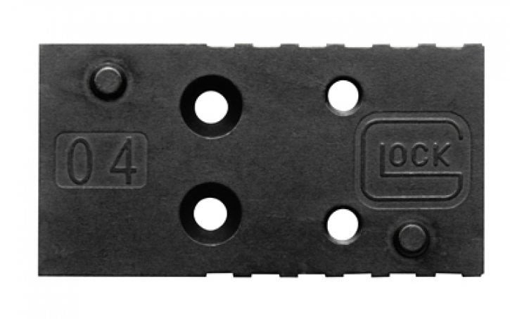 Glock MOS Adapter Plate 04, Fits G17 G19 G45 G47 G34, Black