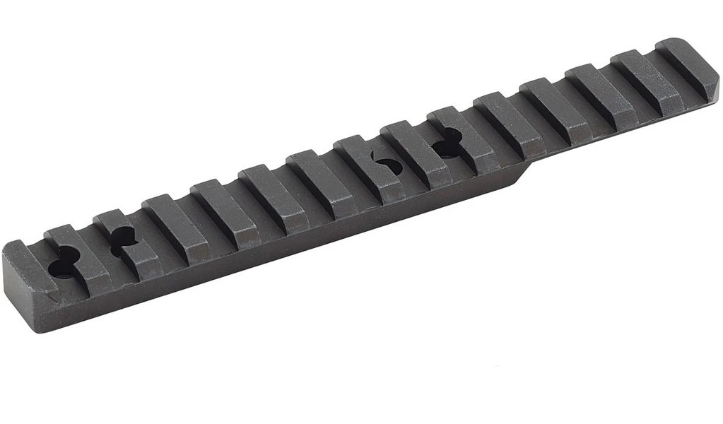 Aluminum Henry H014 Long Ranger 1-Piece Picatinny Rail, Black, Hardened 68 Rockwell, USA Made