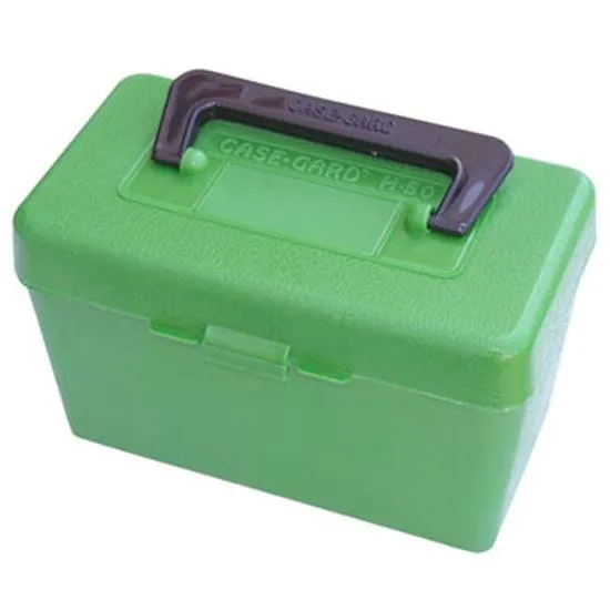 MTM 50 Round Deluxe Ammo Box for 25-06, 30-06, 270 Win - Green - MTM Case-Gard