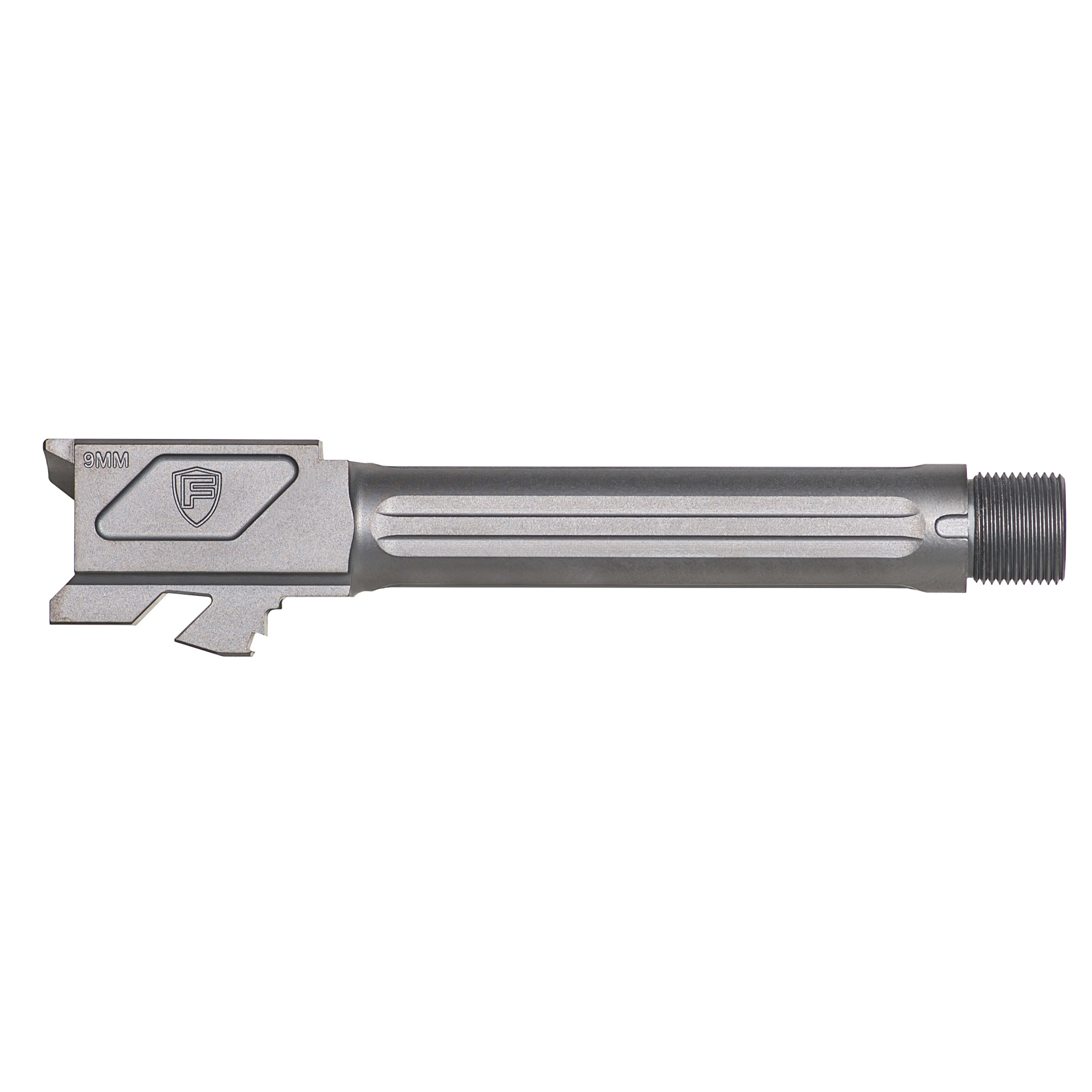 Fortis FM-G19-TB-GREY 9MM 4.5" Threaded Barrel for Glock 19, Gray Finish