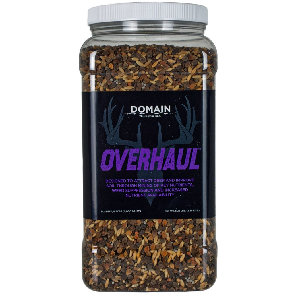Domain OHFP525 Overhaul Seed Mix 5.25 lbs for 1/4 Acre, Full/Partial Sun