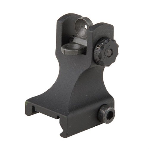 Samson 02-00044-01 AR-15 Fixed Rear Sight Black, 6061 Aluminum, Picatinny - Samson Manufacturing