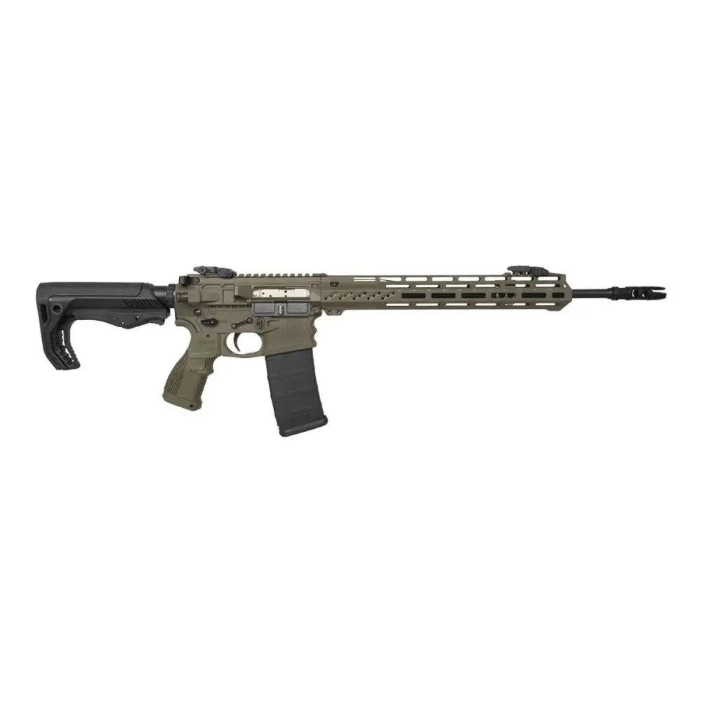 FosTech Stealth Lightning Rifle 5.56mm 30rd Magazine 16 Barrel 13 Rail OD Green - Fostech - 5.56 NATO