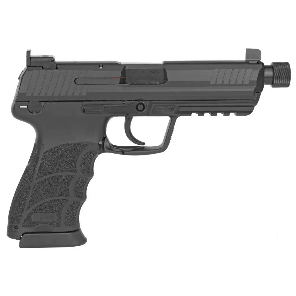 HK 81000032 HK45 Tactical V7 LEM 45 ACP 5.20" 10+1 Black (2) Black Steel Slide Black Interchangeable Backstrap Grip Night Sights No Manual