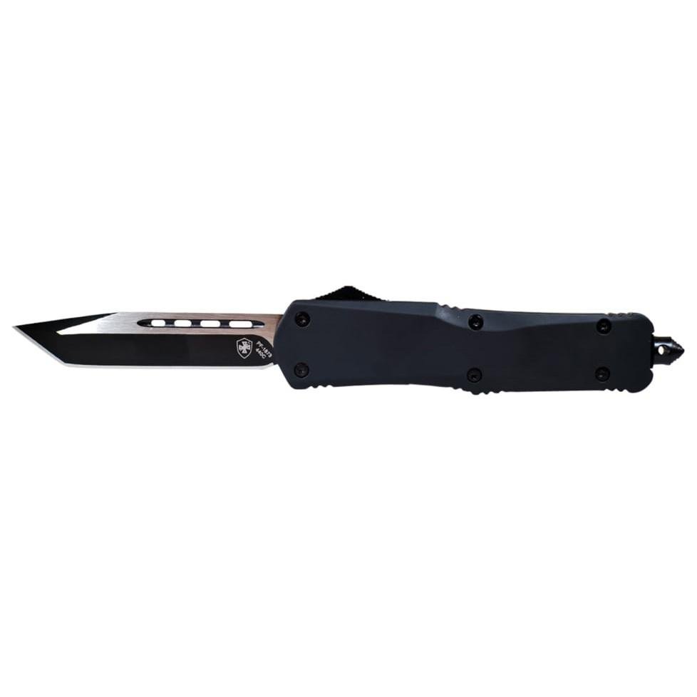 Templar LBR231 Black Rubber Gen II OTF Tanto 3.5" 440C SS Blade - Templar Knife - TANTO