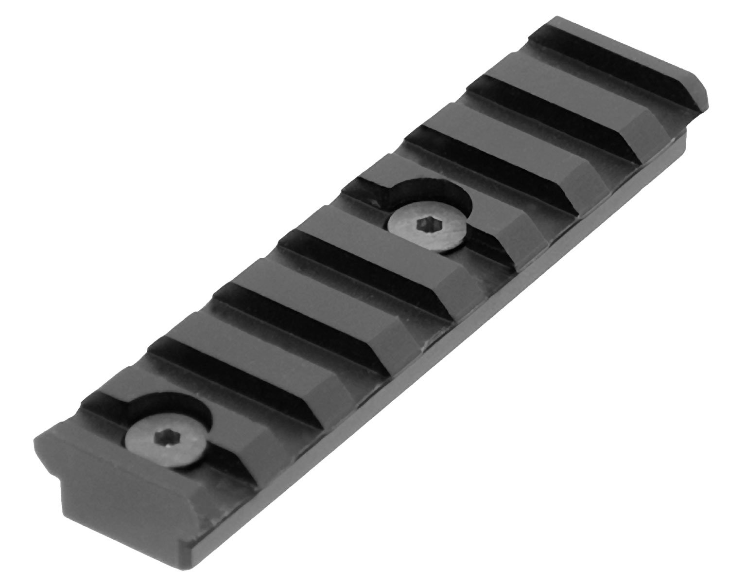 UTG Pro MTURS04M 3.14" KeyMod Picatinny Rail 8 Slots Black Anodized
