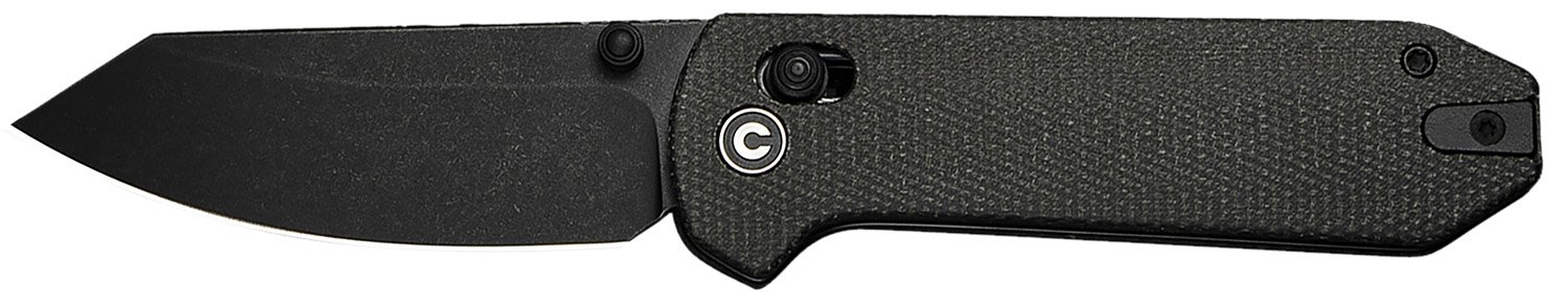 CIVIVI C23073B-1 Yonder Green Micarta 2.88" Black 14C28N Blade Knife - CIVIVI - SPEY POINT