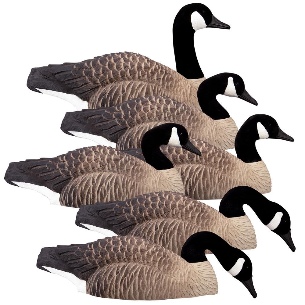 Higdon Outdoors 75961 Magnum Half Shell Canada Goose Decoys 6-Pack