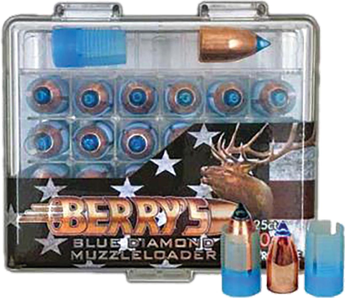 Berry's Blue Diamond .50 Cal. Muzzleloader Bullets with Sabots 250 gr 25/ct - Berry's Mfg