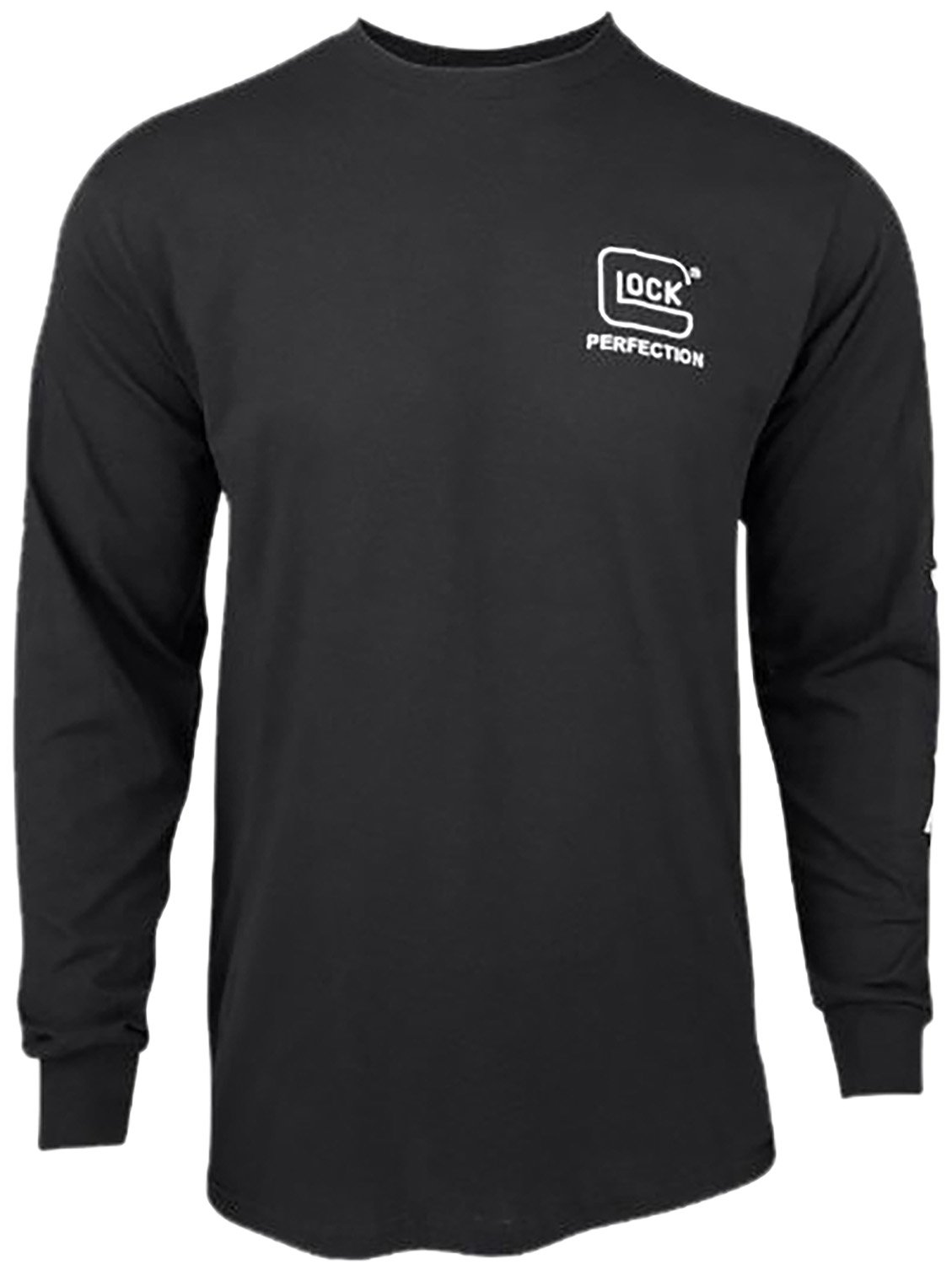 Glock AP96102 Perfection Long Sleeve Tee Black 2XL Pre-Shrunk Cotton