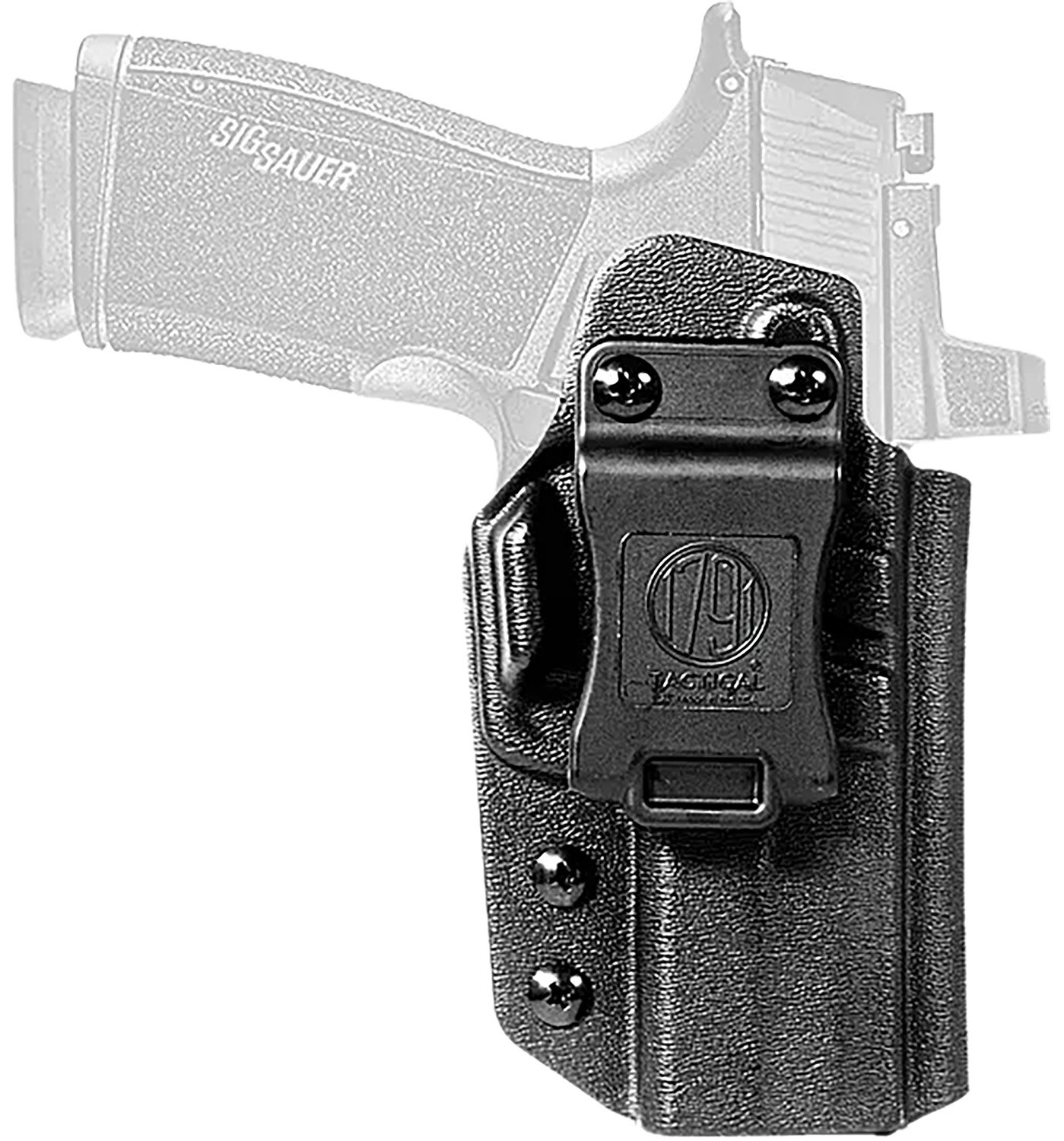 1791 Gunleather TAC-IWB-P365XM-BLK-R Tactical IWB Holster Black RH - 1791 Gunleather - BLACK