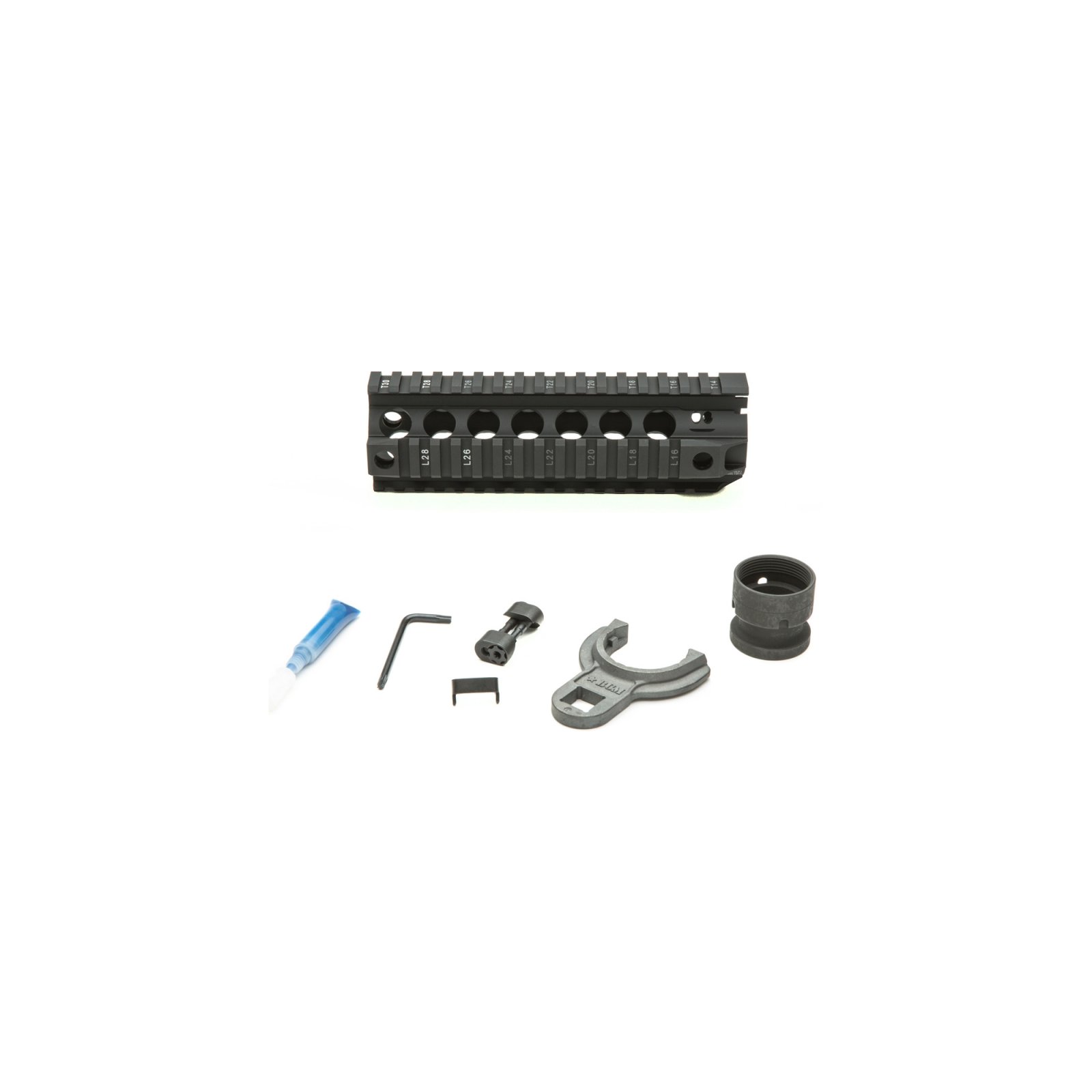 Bravo Company BCM-QRF-7-556-BLK 7" Picatinny Quad Rail Black AR-15 - Bravo Company Manufacturing