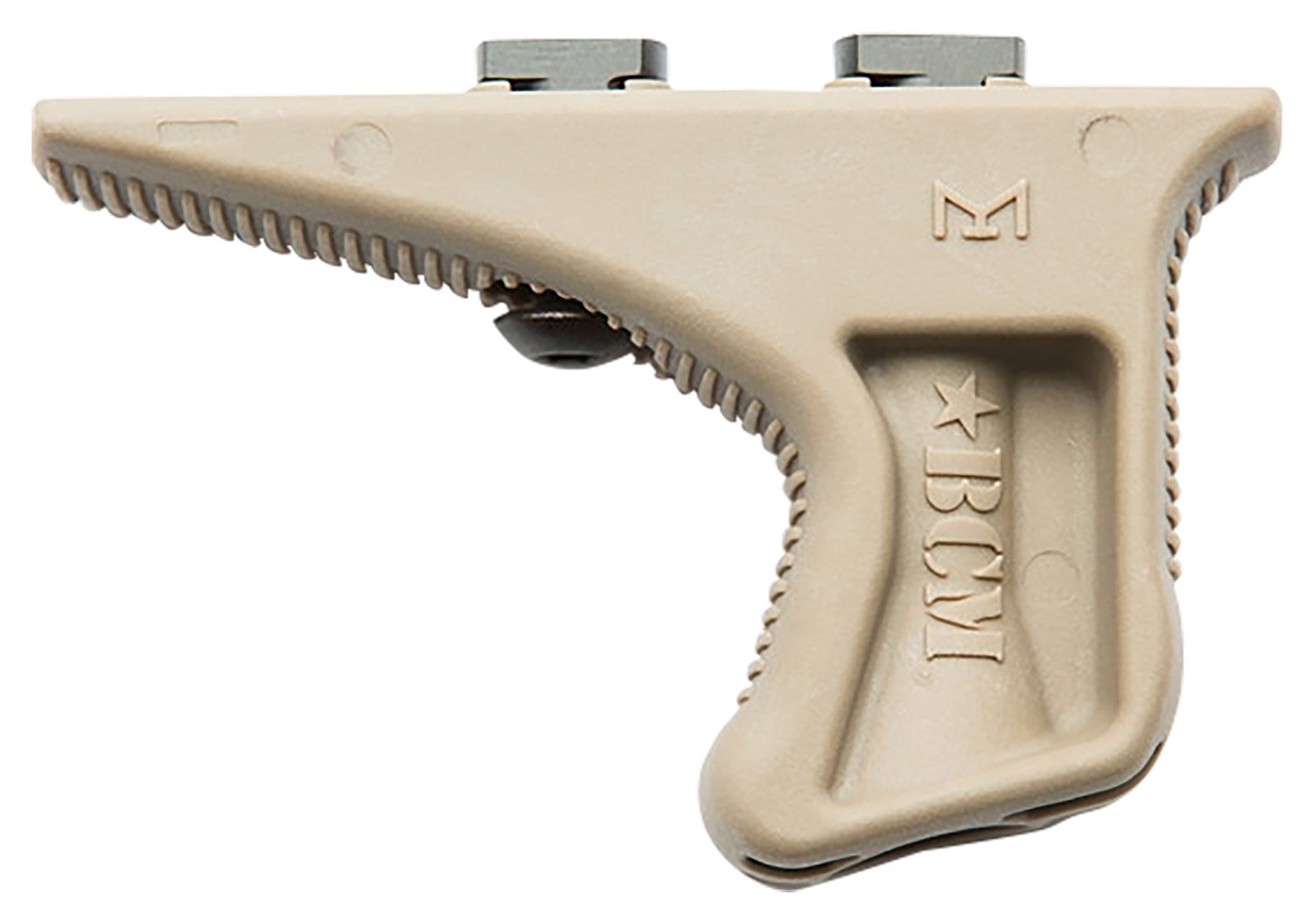 Bravo Company BCM-KAG-MCMR-FDE Kinesthetic Angled Grip MOD 3 M-LOK FDE - Bravo Company Manufacturing - BCMGUNFIGHTER