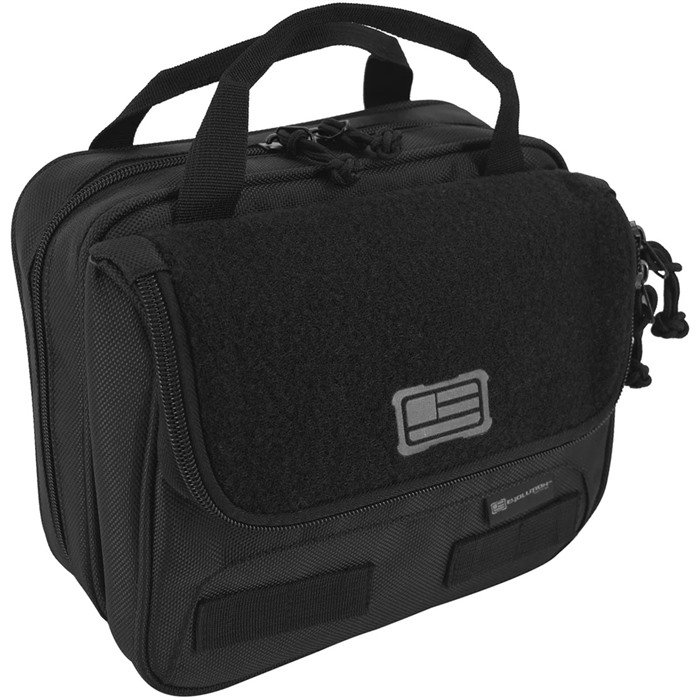 Evolution Outdoor 51283-EV Tactical Double Pistol Case, 1680D, Black - Evolution Outdoor