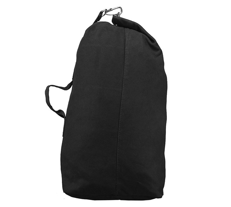 NcStar CVSDF3017B Vism Small Duffel Bag Black, Heavy Duty Canvas, 22"x7.5"x10.25"