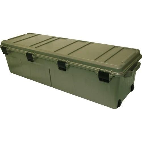 MTM Tactical Rifle Crate - Army Green - Fits Rifles up to 39" - Water-Resistant - Made in USA - MTM Case-Gard