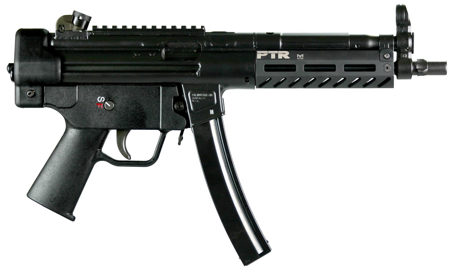 PTR 9C 8.86" Roller-Delayed Blowback 9mm Pistol Black