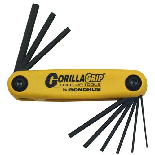 Buy BONDHUS Fold-Up Wrench Set SAE Hex 9-Piece 0.050 -3/16 online