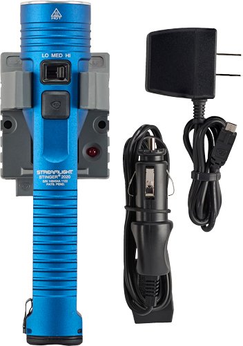 Buy Streamlight 78131 Stinger 2020 LED Flashlight 120V AC/12V DC Charger Blue online
