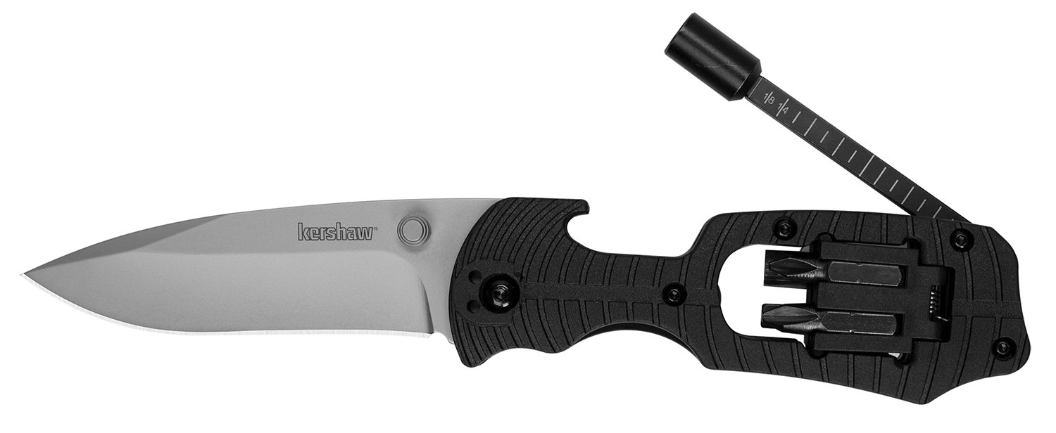 Kershaw 1920 Select Fire Knife 8Cr13MoV Blade Black Nylon Handle