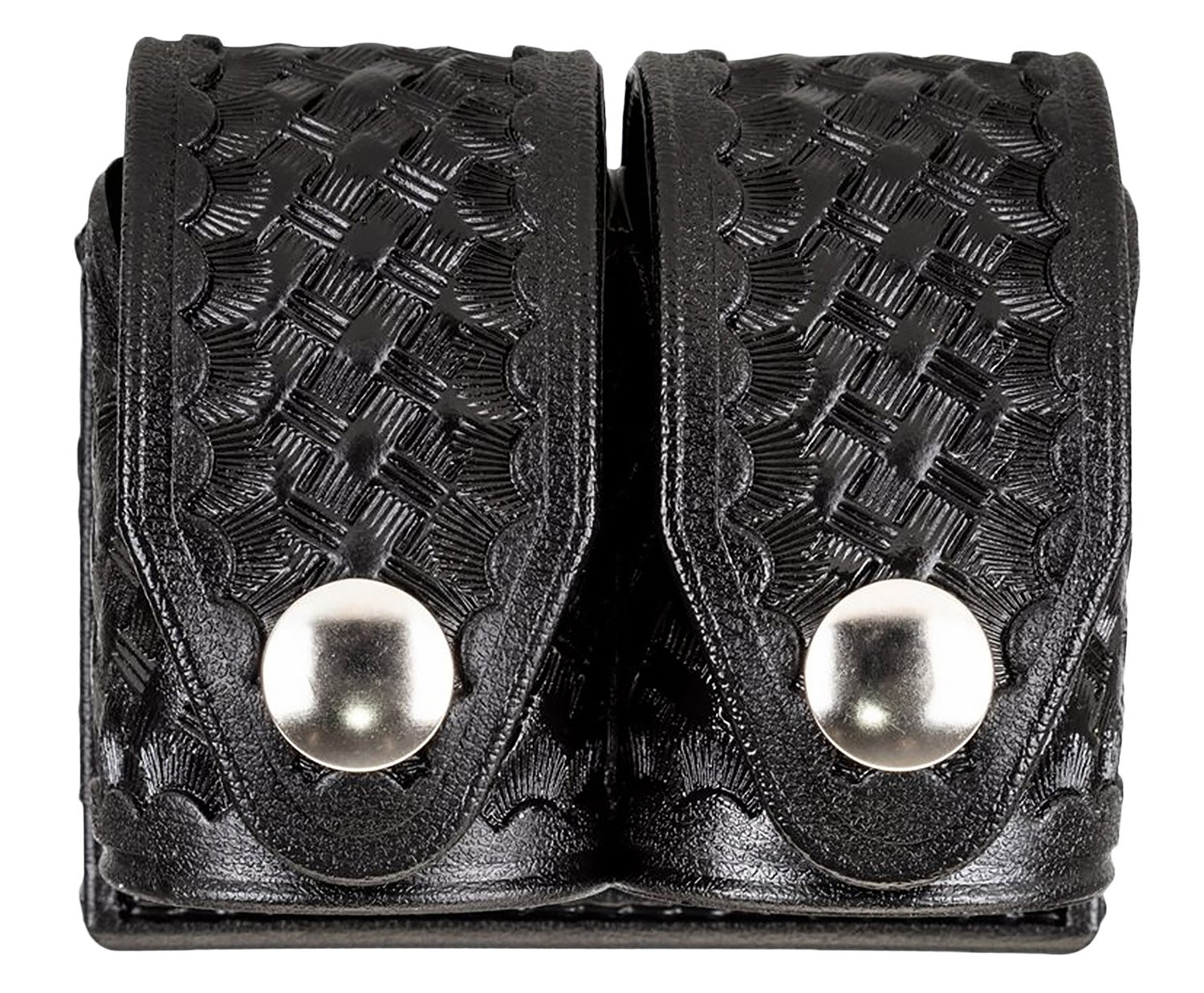 HKS Large Black Basket Weave Speedloader Pouch Md:
