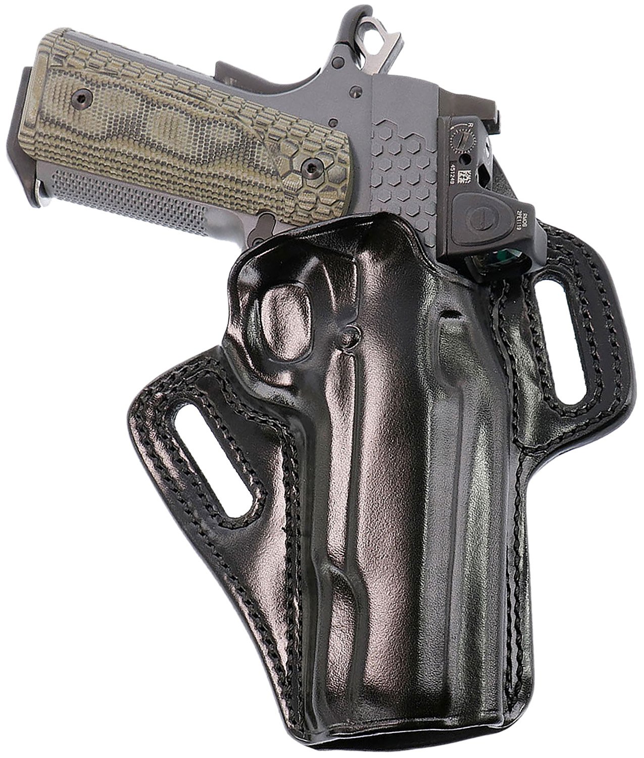 Galco CO2212RB Concealable 2.0 Belt Holster, Steerhide, Black, Right Handed