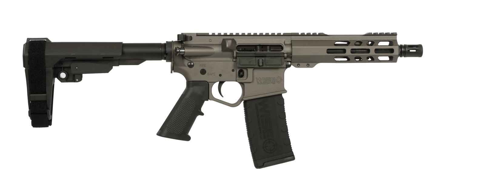 Wise Arms 7.5 556 223 Rem Tungsten Cerakote Pistol - Wise Foods, Inc. - 223 Rem | 5.56 NATO