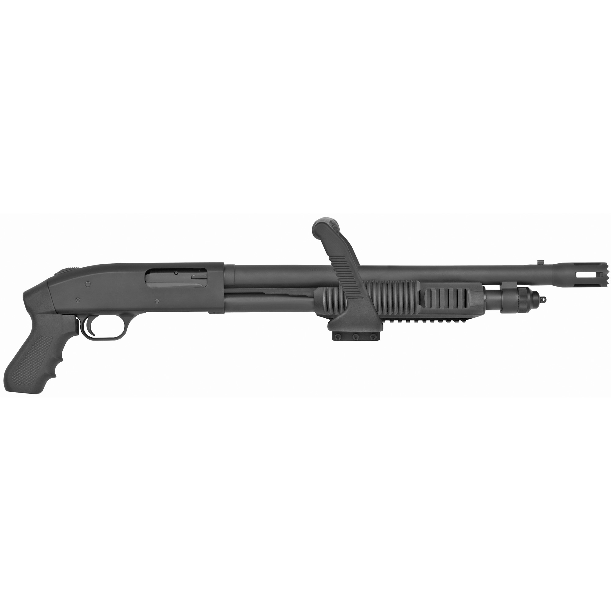 Mossberg 50692 590 Chainsaw 12 Gauge 5+1 3" 18.50" Stand-Off Barrel, Matte Blued Metal Finish, Synthetic Pistol Grip Stock, Railed Forend, Removeable Top Handle