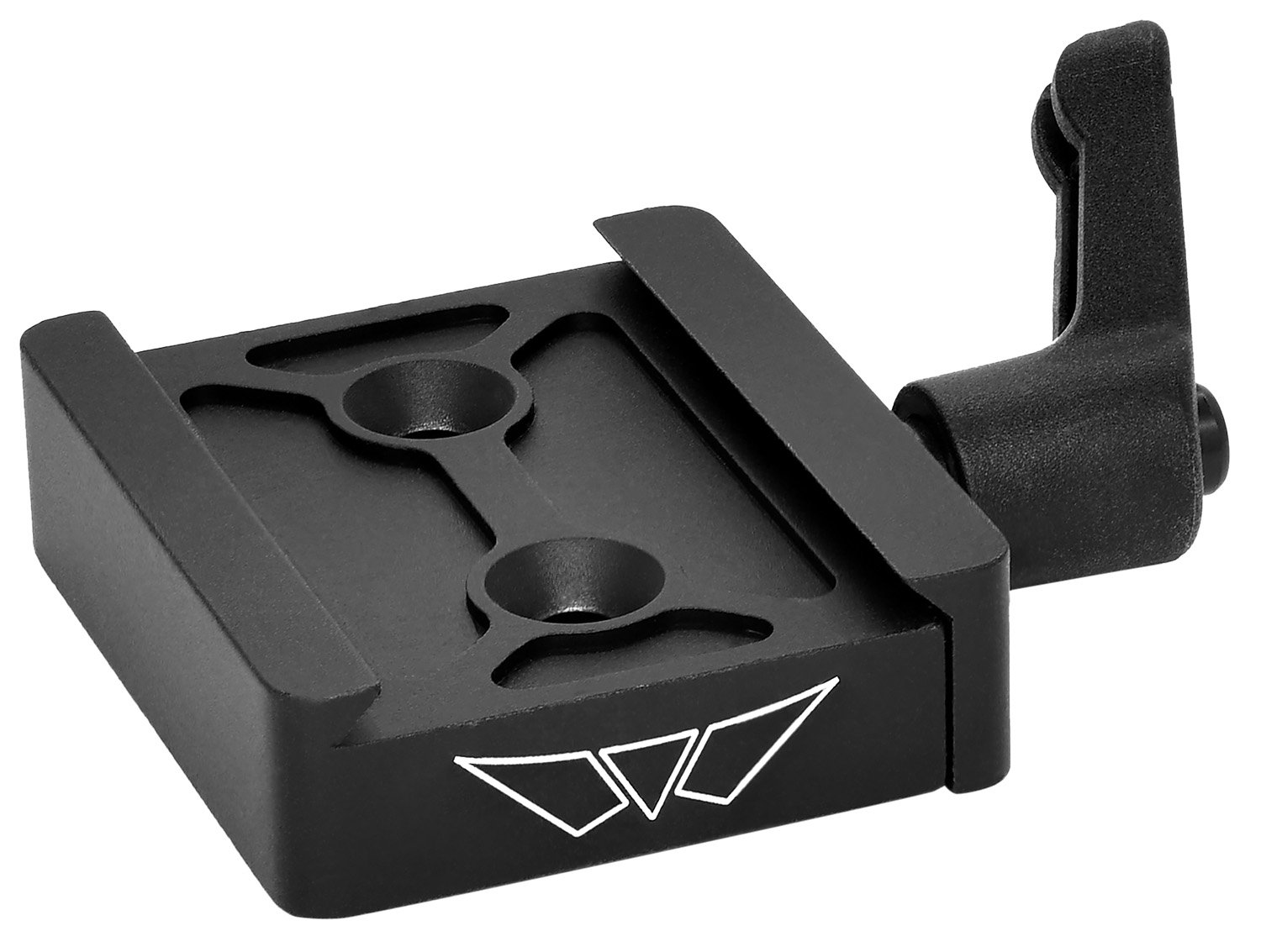 Warne 7955M ARCA Rail Adapter Skyline Black Anodized Steel Bipod Adapter