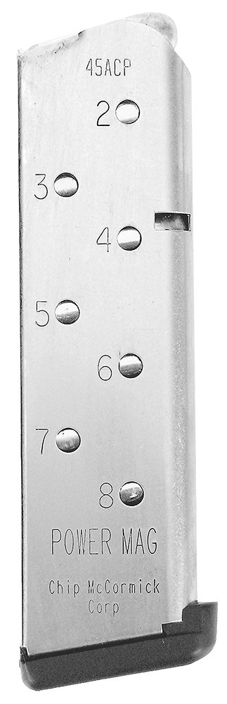 Buy Chip McCormick 1911 PM 45AP 8-Round Magazine - Stainless Steel online
