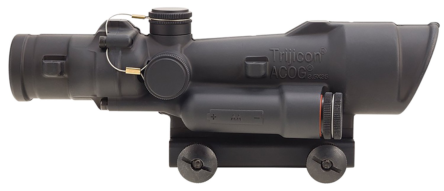 Trijicon ACOG 3.5x35 LED Scope .308 Green Crosshair 8 in Matte Black - Trijicon - 35MM