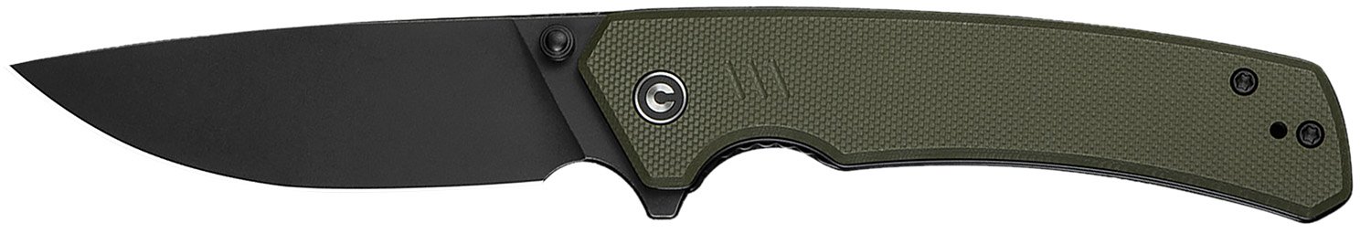 Civivi Knives C24012-2 Merit 3.28" Folding Drop Point Plain Black... - CIVIVI - DROP POINT