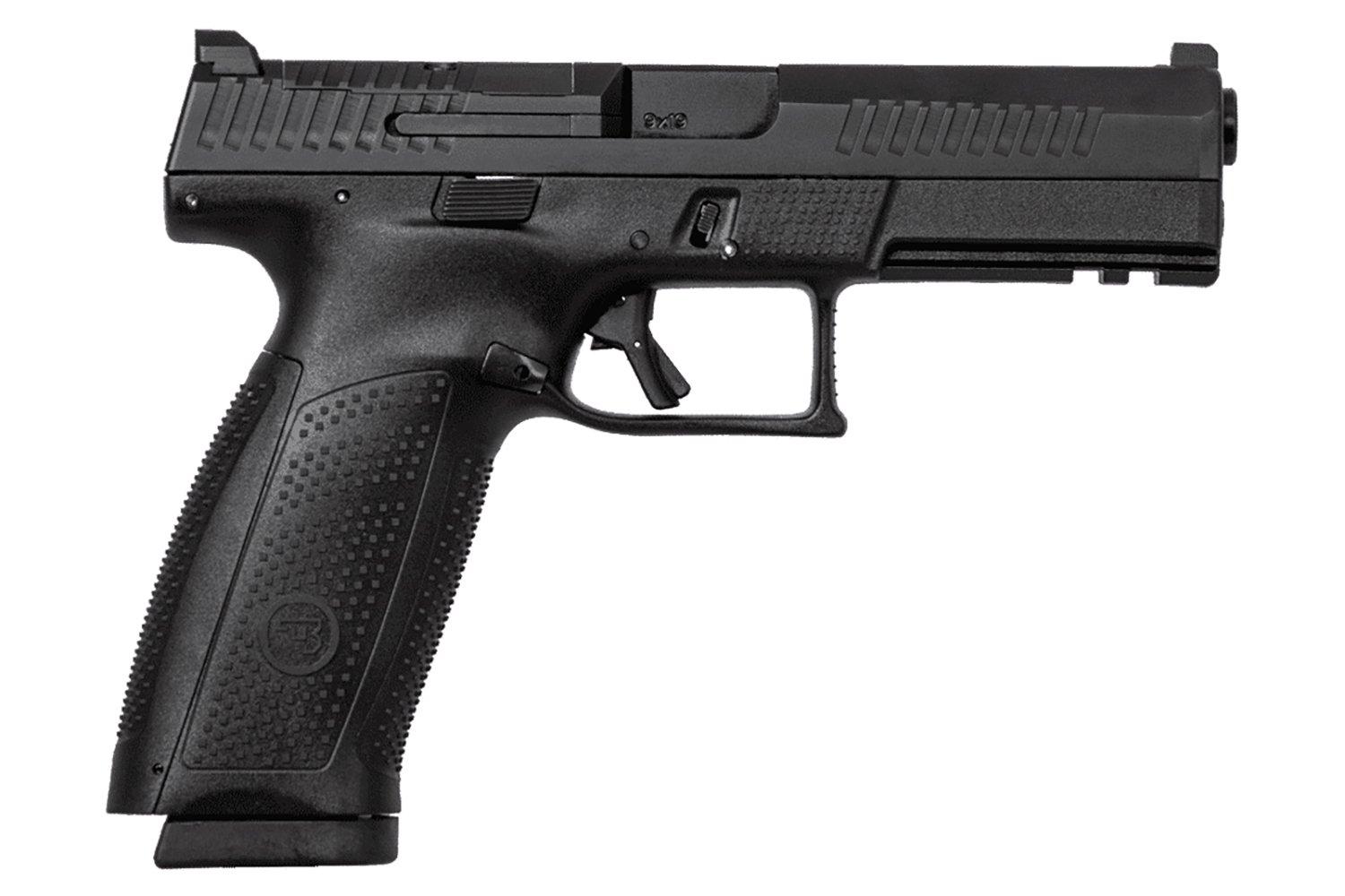CZ-USA 91550 P-10 F 9mm Luger 19+1 5.10" Black Steel Barrel Nitride... - CZ-USA - 9mm