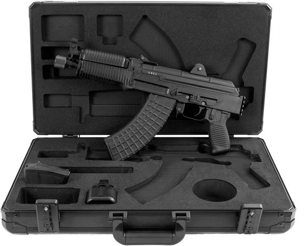 Arsenal SAM7K-56 7.62x39mm Pistol, Milled Receiver, 30rd Mag, Black - Arsenal - 7.62x39