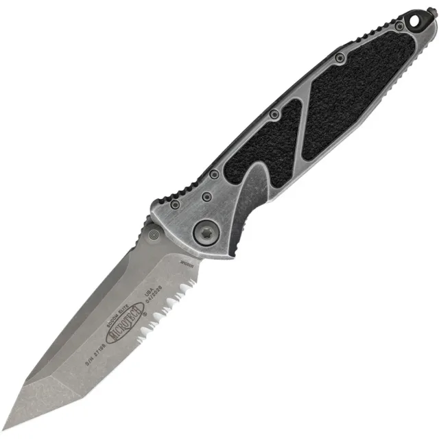 Microtech Socom Elite 3.98 In Part Serrated Apocalyptic Weathered