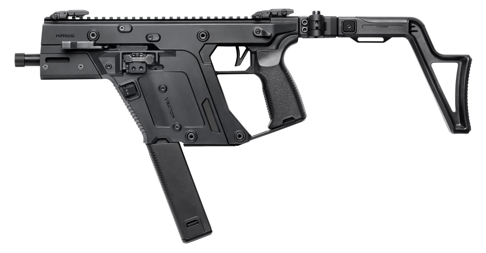 KRISS USA KV453SBL00 Vector SBR G3 45 ACP 5.5" Black Semi-Auto Rifle