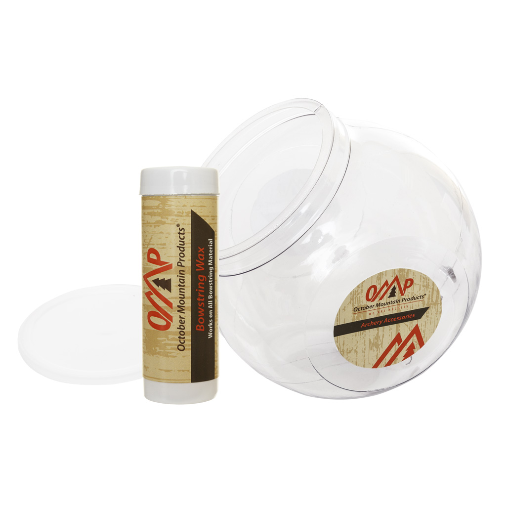 October Mountain 57443 Bowstring Wax Display 1 oz, 10 Pack