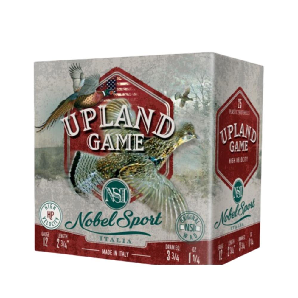 12 Ga Lead-6 1-1/4 oz 2-3/4" 25 Rds Nobel Sport Shotgun Ammo - Eurosports LLC - 12