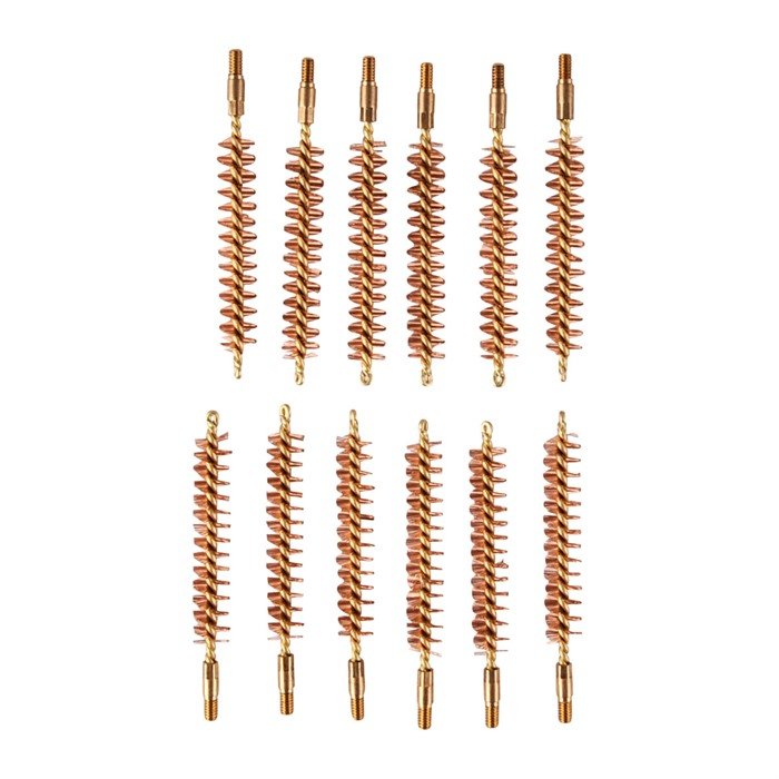 Sinclair INTERNATIONAL BRONZE RIFLE BORE BRUSH 50 CALIBER 8-32M 12 PACK - Sinclair International