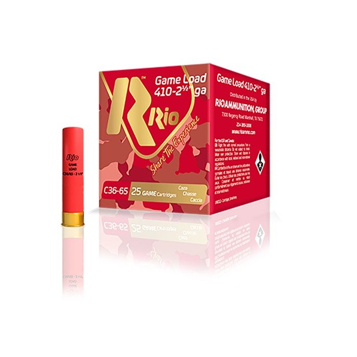 Rio Ammunition RCHV366 410 Bore 3in 11/16oz 6 Shot 25rd