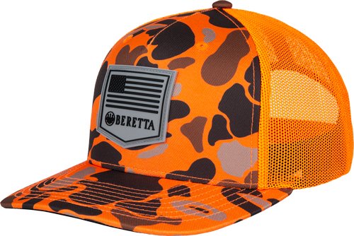 Beretta CAP PM Trucker R 112 Rubber Patch Blaze Duck Camo BC049T1675085R - Beretta